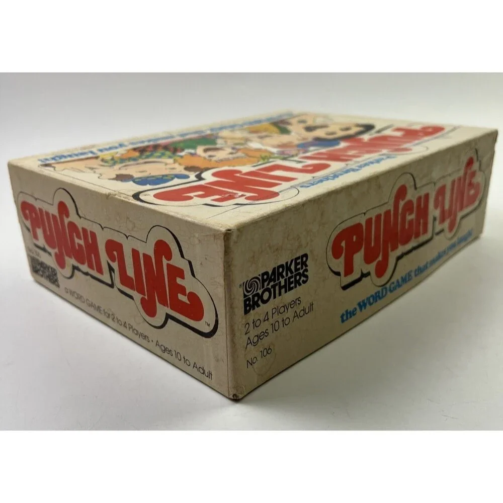 Vintage Parker Brothers Punch Line Word Game No. 106 Complete 1978